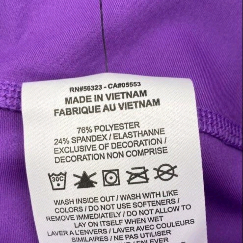 Nike Leggings in Vibrant Purple Xs Small - Picture 5 of 6